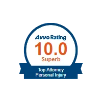 Avvo Rating | 10.0 Superb | Top Attorney | Personal Injury